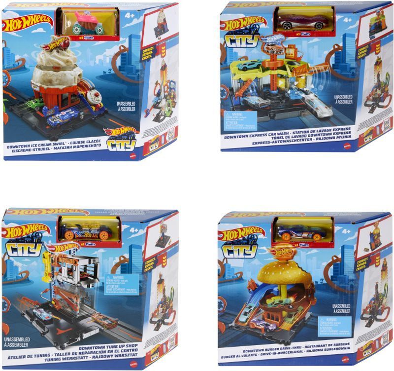 Hot Wheels Πίστες City-4 Σχέδια (HDR24) φωτογραφία