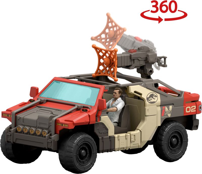 Mattel Jurassic World Rebirth Mε Όχημα Και Φιγούρα - JGB59 - φωτογραφία 3