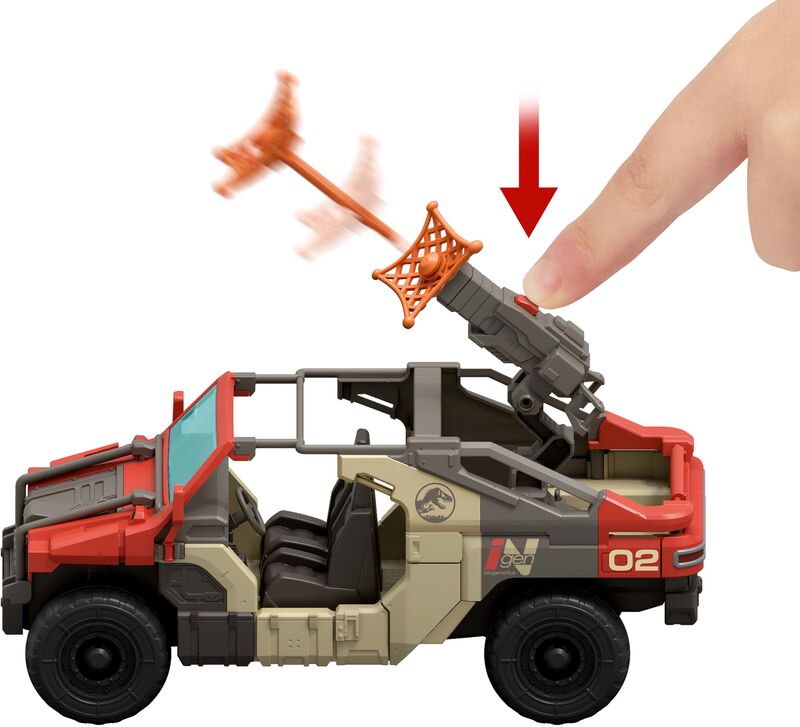 Mattel Jurassic World Rebirth Mε Όχημα Και Φιγούρα - JGB59 - φωτογραφία 4