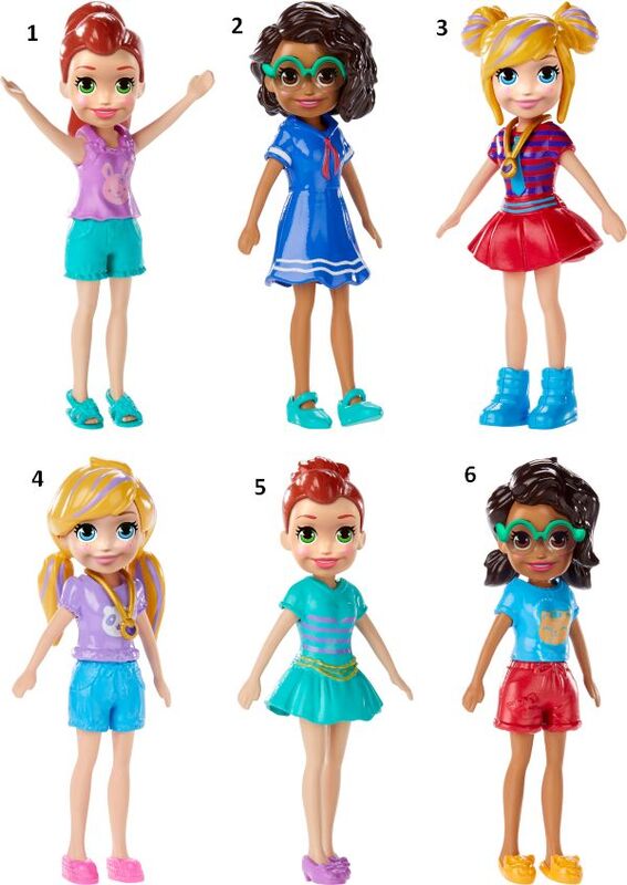 Polly Pocket Polly Κούκλα Με Αξεσουάρ-6 Σχέδια (GCD63) φωτογραφία