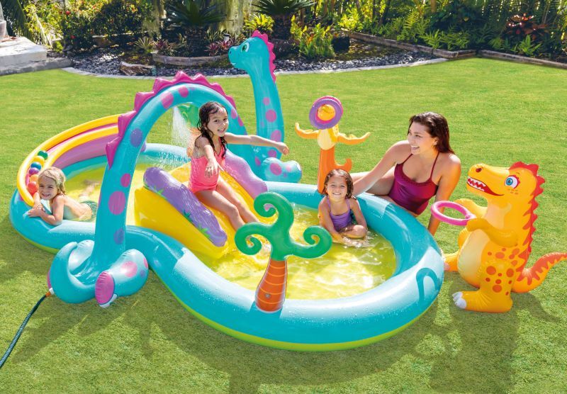 Intex Πισίνα Dinoland Play Center 302x229x112cm (57135NP) φωτογραφία