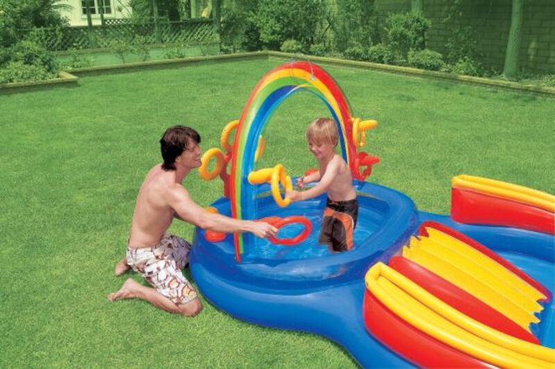 Intex Πισίνα Ουράνιο Τόξο Play Center 297x193x135cm (57453NP) φωτογραφία