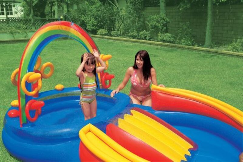 Intex Πισίνα Ουράνιο Τόξο Play Center 297x193x135cm (57453NP) φωτογραφία