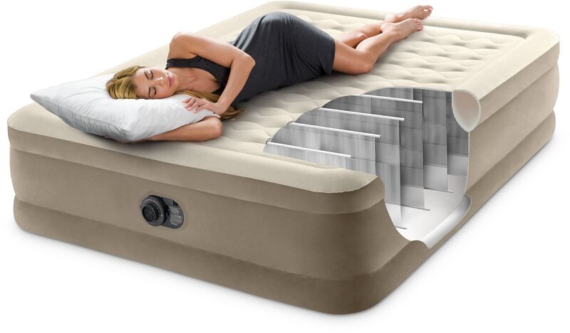 Intex Στρώμα Queen Ultra Plush Airbed With Fiber-Tech 152x203x46cm (64428ND) φωτογραφία