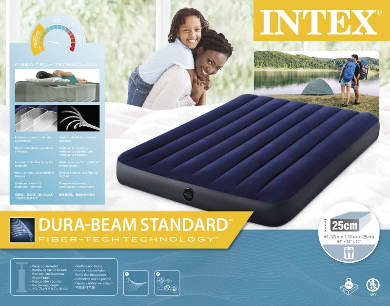 Intex Στρώμα Full Dura-Beam Classic Downy Airbed 137x191x25cm (64758) φωτογραφία