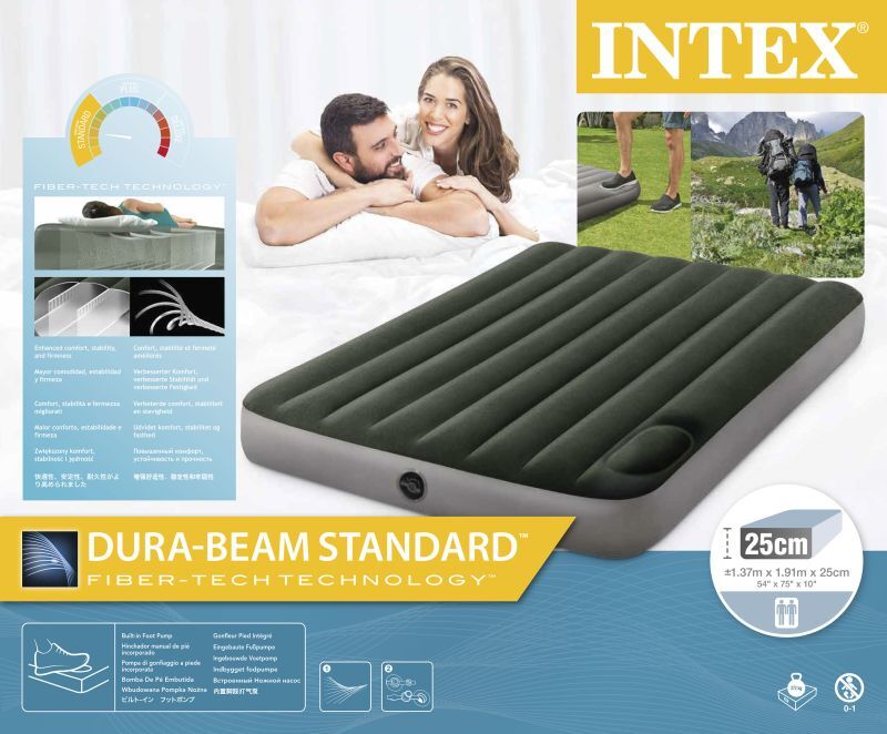 Intex Στρώμα Full Dura-Beam Downy Airbed Foot Bip 191x137x25cm (64762) φωτογραφία