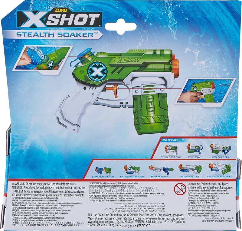 Zuru X-Shot Νεροπίστολο Stealth Soaker Small - 2 Σχέδια (01226) φωτογραφία