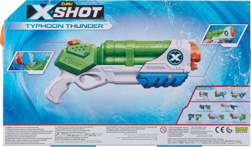 Zuru X-Shot Νεροπίστολο Typhoon Thunder Medium (01228) φωτογραφία