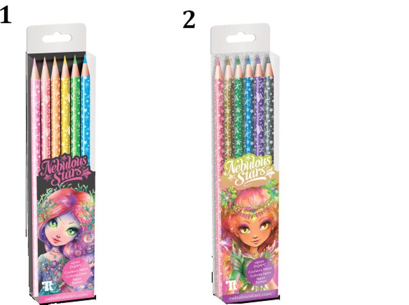 Nebulous Stars Coloring Pencil 6 Pack - 2 Σχέδια (11568) - φωτογραφία 2