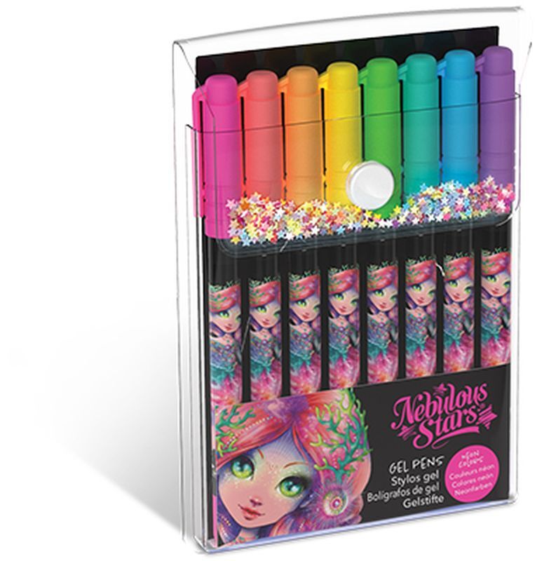 Nebulous Stars Gel Pen 8 Pack - 2 Σχέδια (11576) - φωτογραφία 3