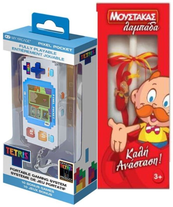 Λαμπάδα MyArcade Ηλεκτρονικό Χειρός Retro Tetris Pixel Pocket (DGUNL-7119)