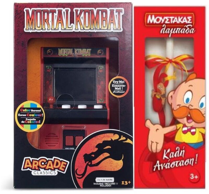 Λαμπάδα Basic Fun Κονσόλα Mortal Kombat Arcade (09661)