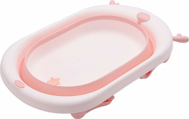 Kikkaboo Μπανιέρα Πτυσσόμενη Ταξιδιού Foldy Pink (31402010022) - φωτογραφία 3