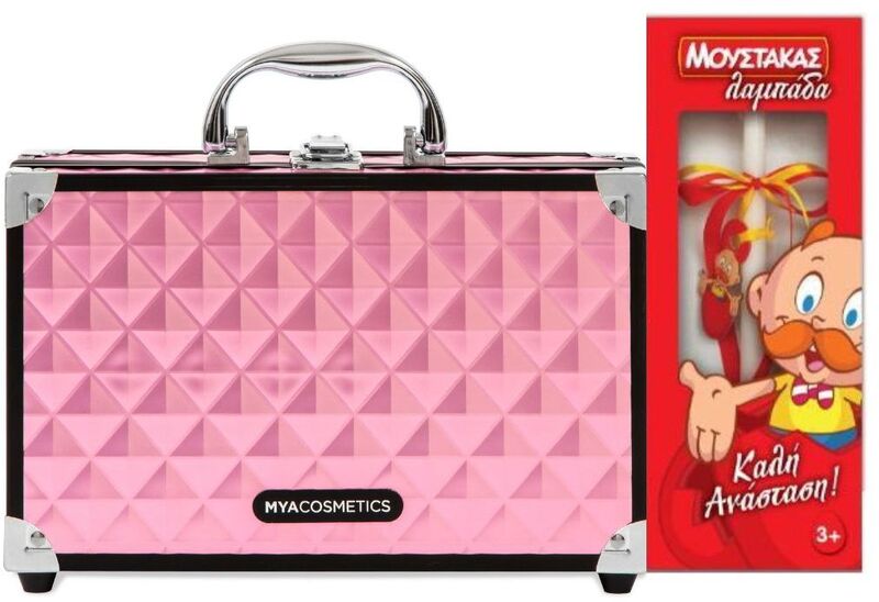 Λαμπάδα MYA Βαλιτσάκι Make Up Pink & Black Case (410034)