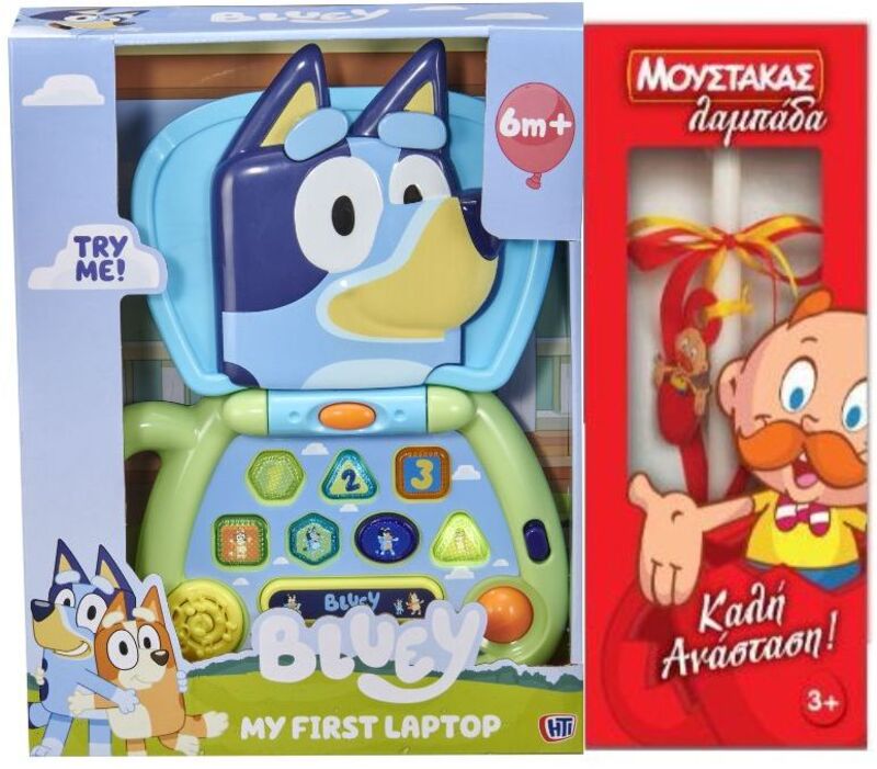 Λαμπάδα HTI Bluey Εκπαιδευτικό Laptop (1500095)