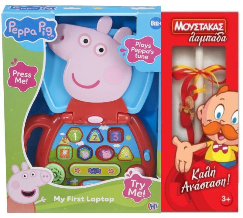 Λαμπάδα HTI Peppa Pig Εκπαιδευτικό Laptop (1500101)