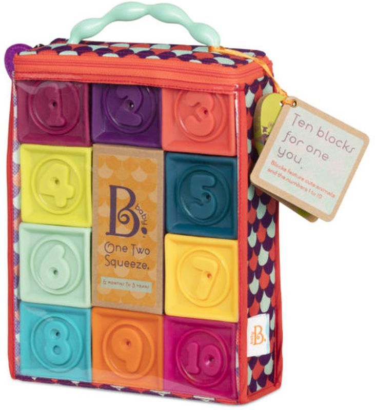 B.Toys Μαλακοί Κύβοι One Two Squeeze (BX1481Z) φωτογραφία