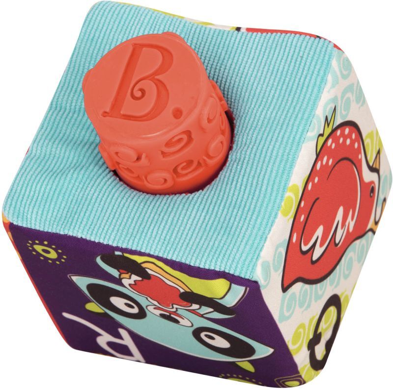 B.Toys Μαλακοί Κύβοι ABC Block Party 6Τμχ (BX1661Z) φωτογραφία