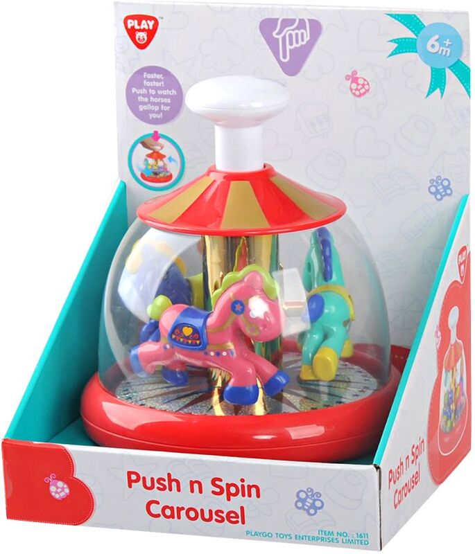 Playgo Καρουζέλ Push Αnd Spin - 1611 - φωτογραφία 2