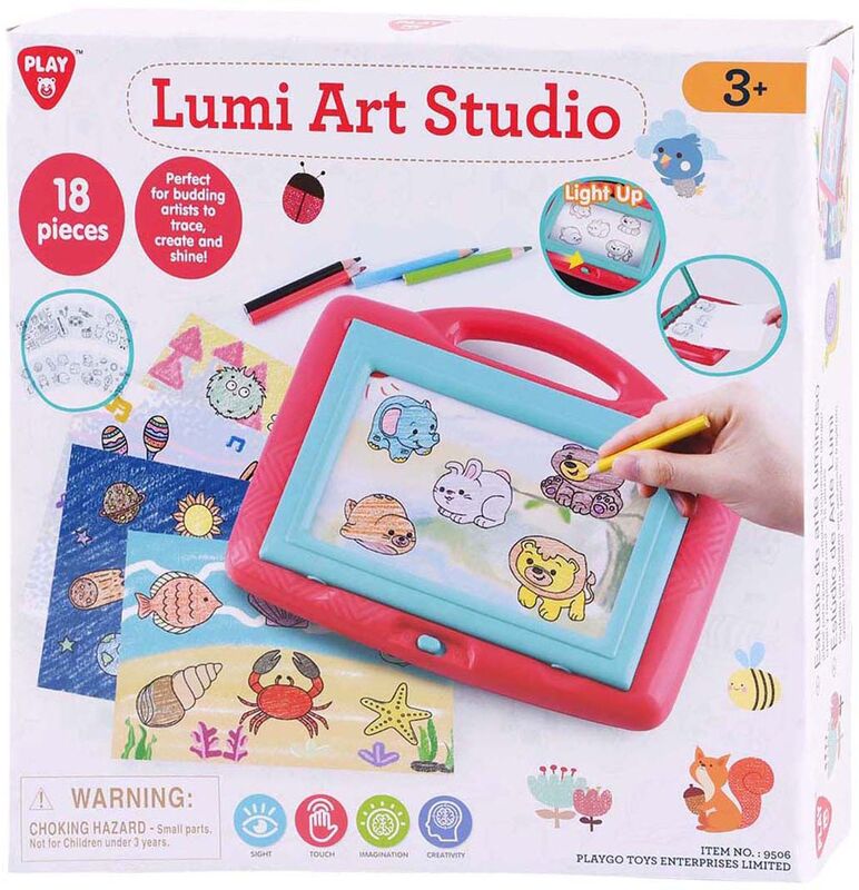 Playgo Πίνακας Ζωγραφικής Lumi Art Studio B/O 18Τμχ (9506) - φωτογραφία 2