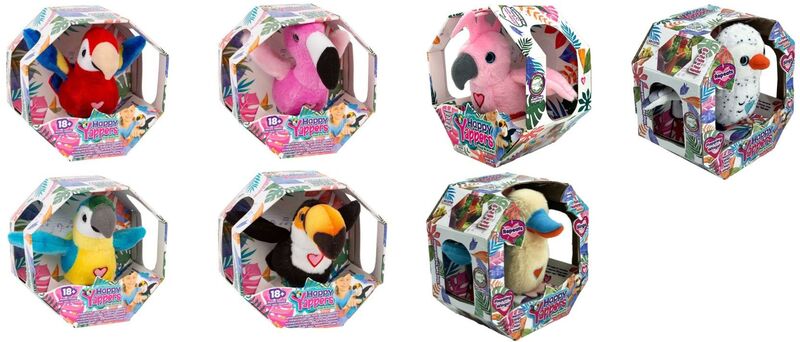 Happy Yappers λούτρινο ζωάκι-βραχιόλι slap band, 7 σχέδια (9590) - φωτογραφία 3