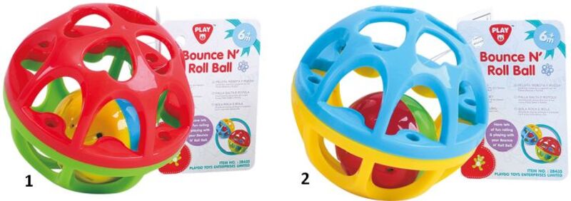 Playgo Bounce N'Roll Ball-2 Σχέδια (28435) φωτογραφία