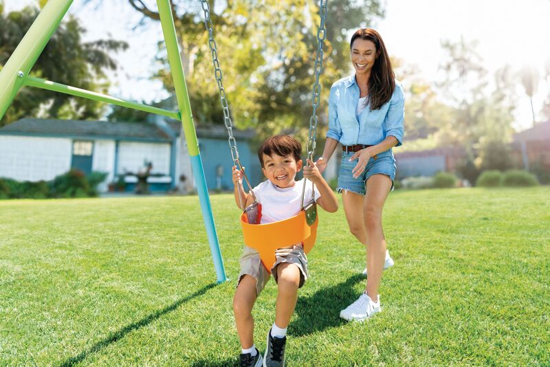 Intex Σετ Κούνια 2 Σε 1 Green/Blue 170cmX235cmX200cm (44113) φωτογραφία
