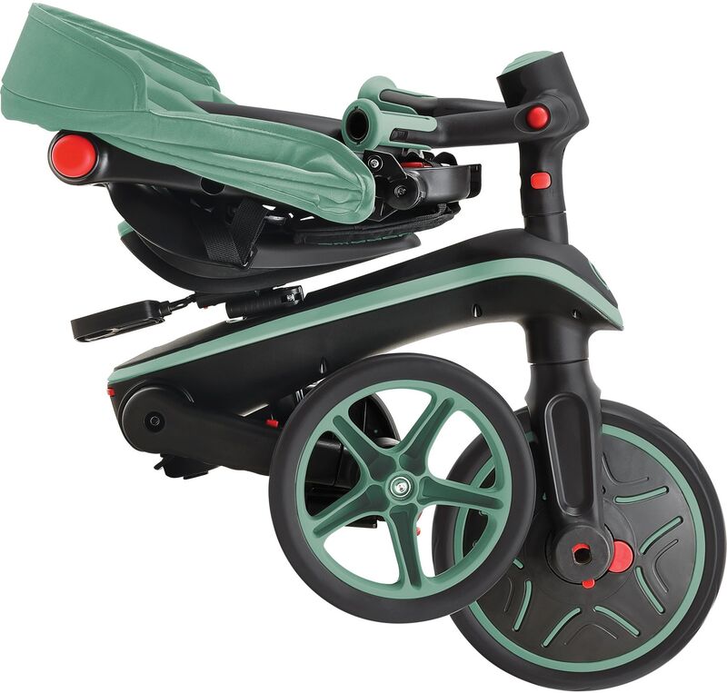 Globber Τρίκυκλο Trike Explorer Foldable 4 In 1 Olive (732-104) φωτογραφία