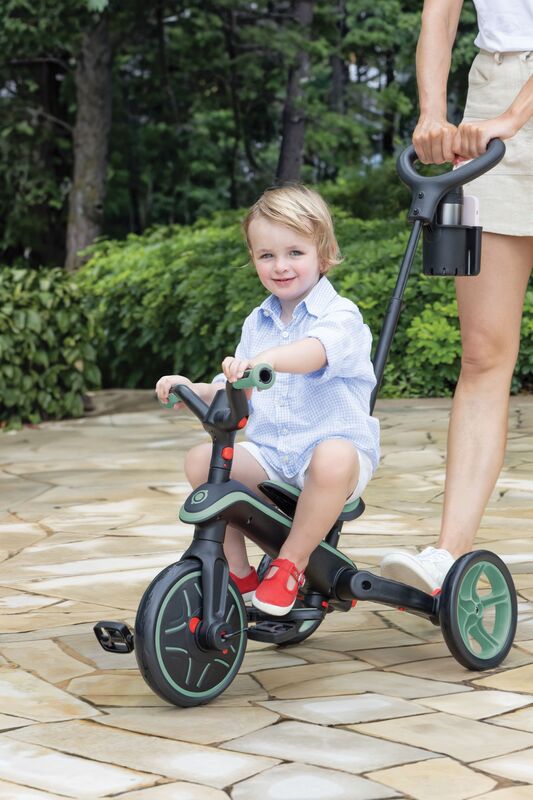 Globber Τρίκυκλο Trike Explorer Foldable 4 In 1 Olive (732-104) φωτογραφία