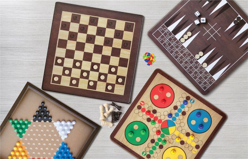 Ambassador Ξύλινο Επιτραπέζιο 4Σε1 ΜΑΜ Craftsman Game House Deluxe - GF033 - φωτογραφία 3