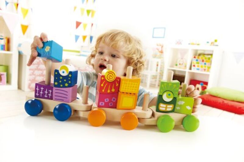 Hape Early Explorer Ξύλινο Τρένο Με Τουβλάκια Fantasia (E0417A) - φωτογραφία 2