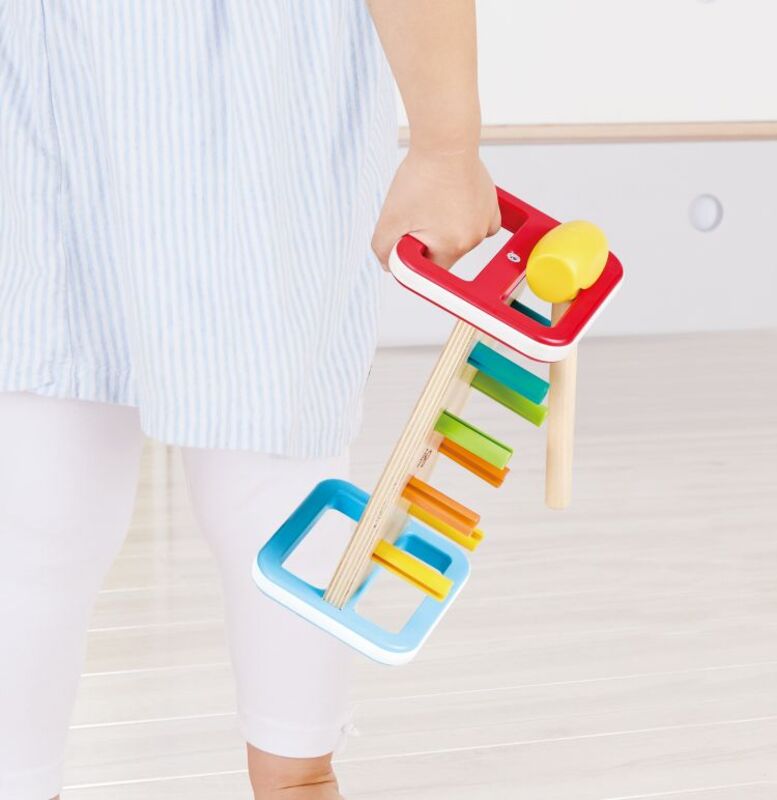 Hape Early Explorer Ξύλινο Σετ Σφηνώματα Rainbow Pounder (E0506B) φωτογραφία