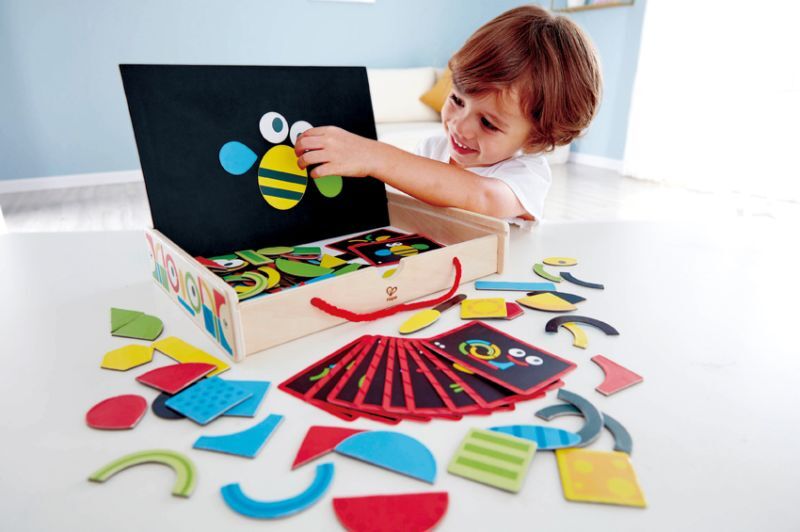 Hape Early Explorer Ξύλινο Magnetic Art Box-105Τμχ (E1631) φωτογραφία