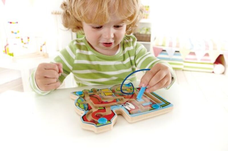 Hape Early Explorer Ξύλινο Παιχνίδι Με Μπίλιες Choo-Choo Tracks (E1701) φωτογραφία