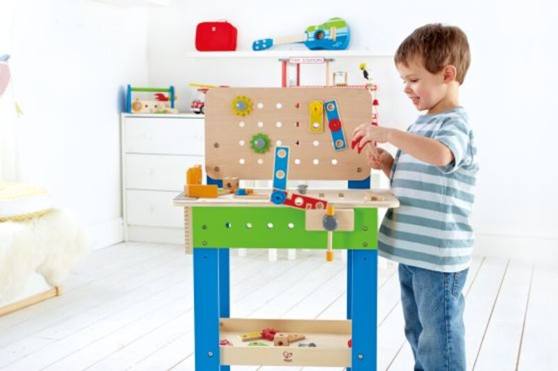 Hape Early Explorer Ξύλινος Πάγκος Εργασίας Master Workbench - E3000 - φωτογραφία 2