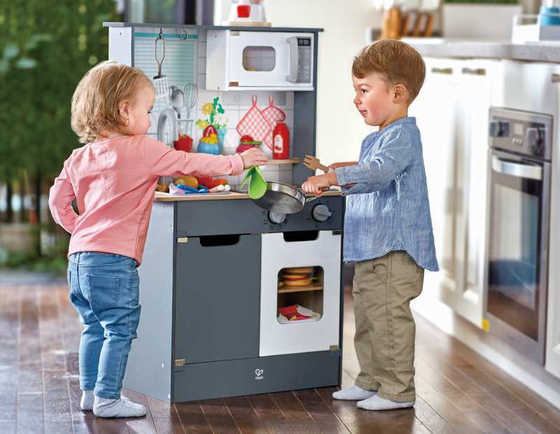 Hape Ξύλινη Κουζίνα Light & Sound (E3166A) - φωτογραφία 4