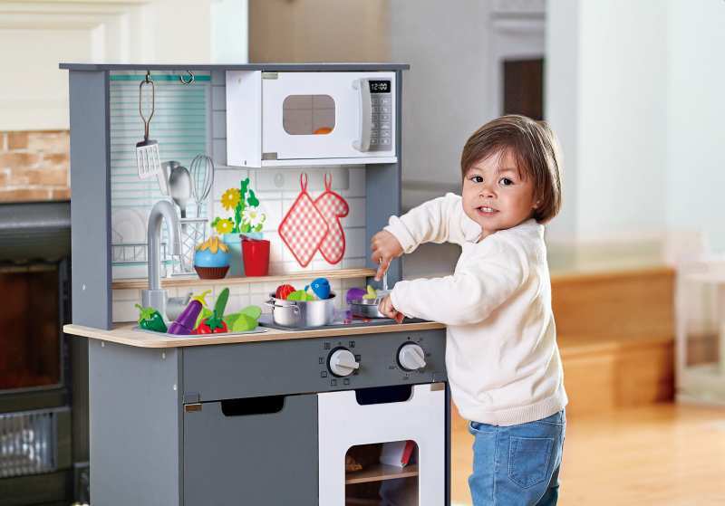 Hape Ξύλινη Κουζίνα Light & Sound (E3166A) - φωτογραφία 7