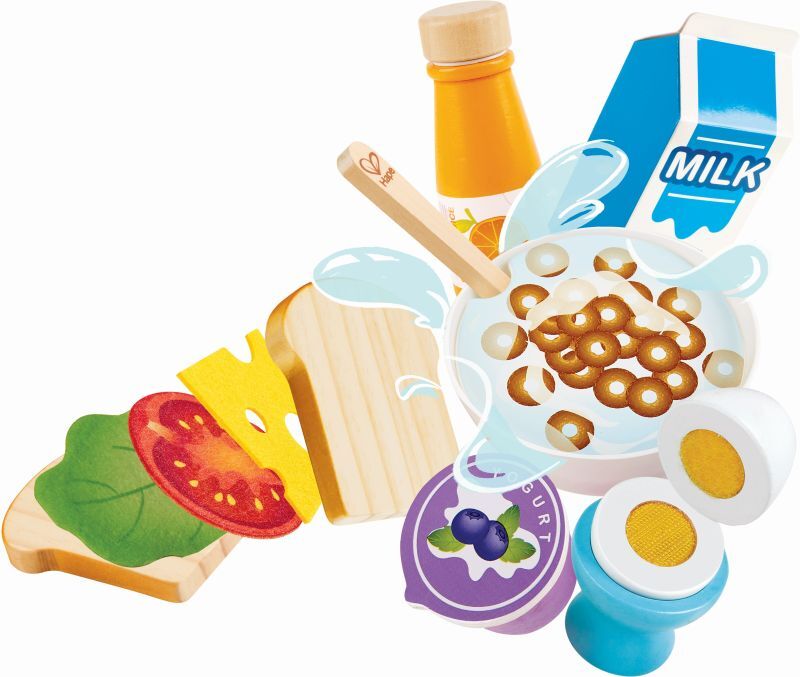 Hape Playfully Delicious Ξύλινο Σετ Τρόφιμα Delicious Breakfast (E3172A) φωτογραφία
