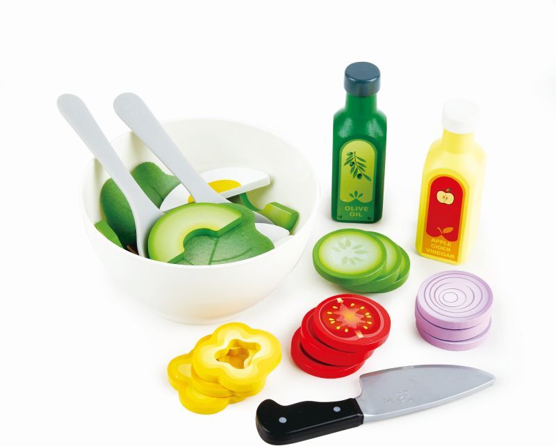 Hape Playfully Delicious Ξύλινο Σετ Σαλάτα Healthy Salad (E3174A)
