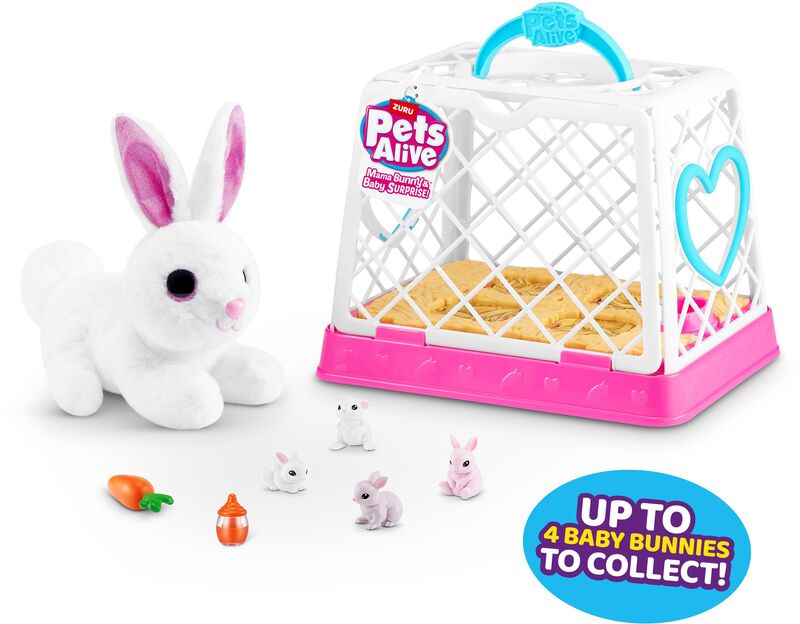 Zuru Λούτρινο Pets Alive Mama Bunny & Baby (9554) - φωτογραφία 3