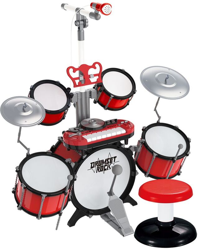 BW Drum Jazz Set With Light-2 Σχέδια (1902-Y) φωτογραφία