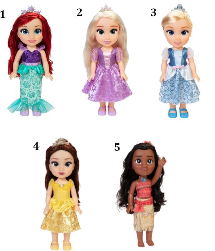 Jakks Pacific Disney Princess Core Κούκλα 38cm-5 Σχέδια (210434) φωτογραφία