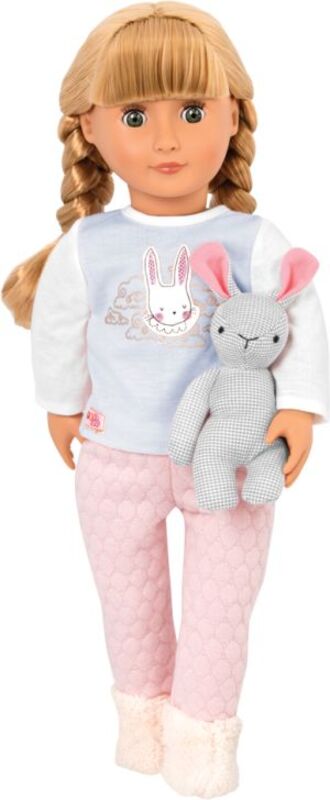 Our Generation Kούκλα Jovie with Pijama & Bunny (BD31147Z)