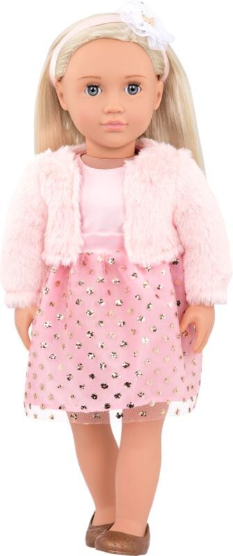 Our Generation Κούκλα Millie With Pink Glitter Dress (BD31252Z)