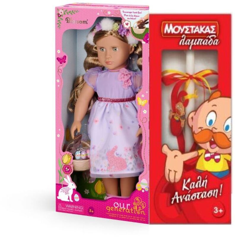 Λαμπάδα Our Generation Κούκλα Blossom Easter Special Event (BD31762Z)