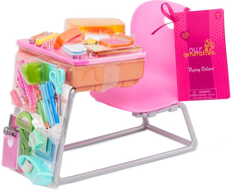 Our Generation Σετ Σχολικά Είδη Και Θρανίο (BD35195Z) φωτογραφία
