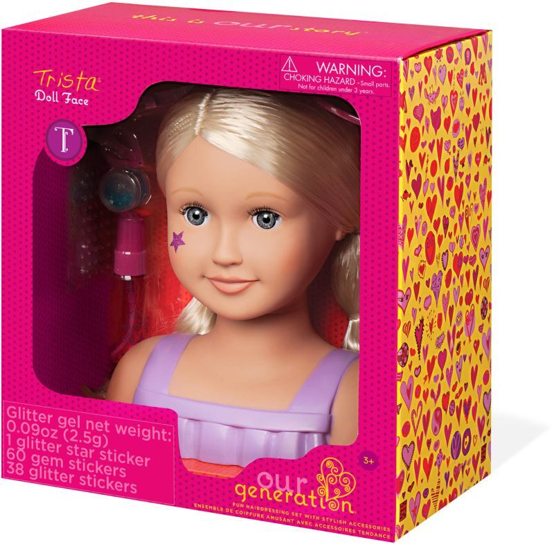 Our Generation Κεφάλι Ομορφιάς Με Αξεσουάρ Trista (BD37078Z) φωτογραφία