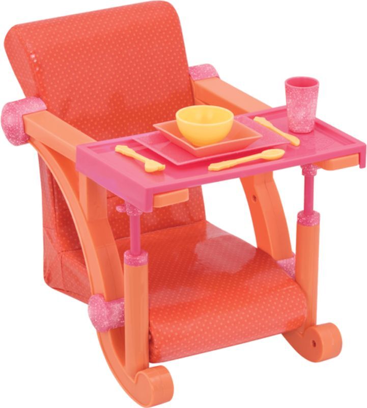 Our Generation Σετ Καρέκλα Φαγητού Κούκλας & Αξεσουάρ (BD37412Z)