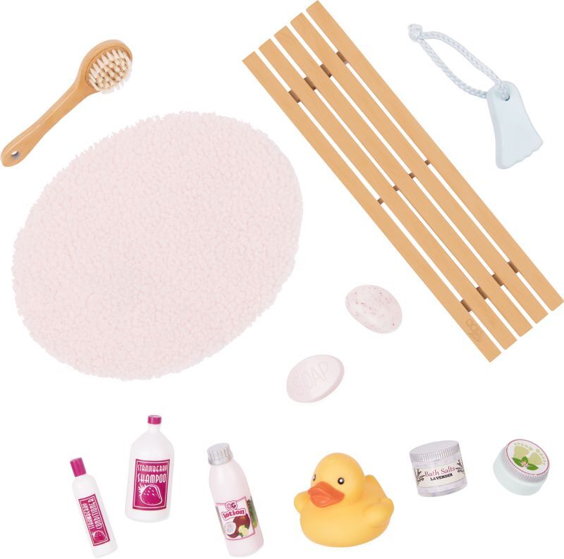 Our Generation Deluxe Σετ Μπανάκι & Αξεσουάρ Bath & Bubbles (BD37473Z) φωτογραφία