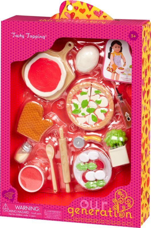 Our Generation Σετ Pizza Tasty Toppings (BD37948Z) φωτογραφία